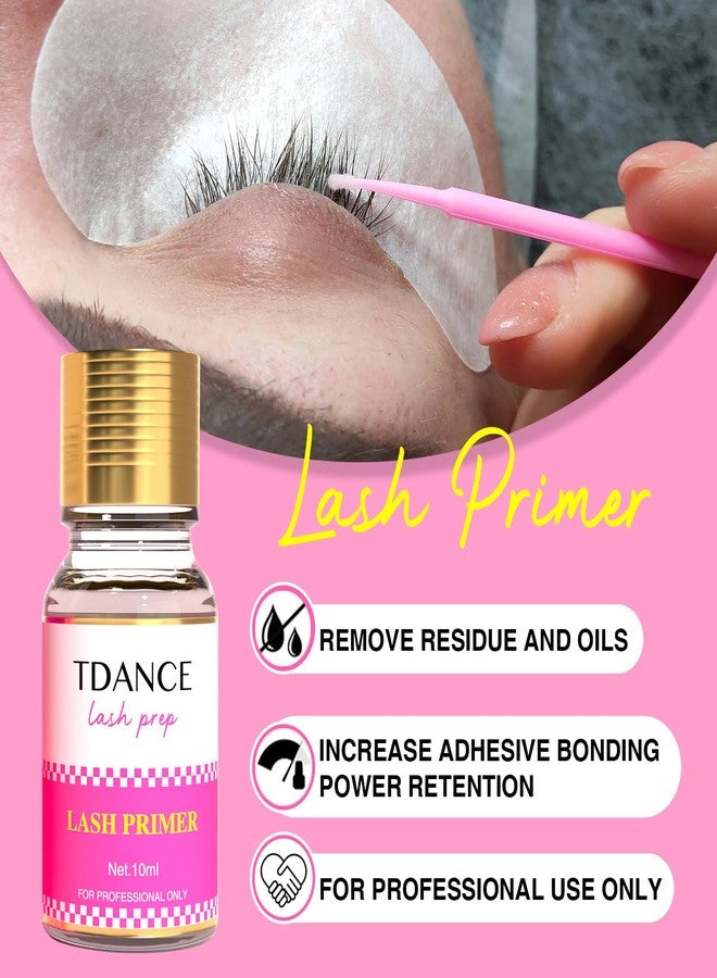 تي دانس برايمر TDANCE لتركيب الرموش 10 مل / للاستخدام الاحترافي فقط / برايمر تركيب الرموش، منظف بالبروتين / يزيد من قوة التصاق المادة اللاصقة (برايمر الرموش، 10 مل) - Image 3